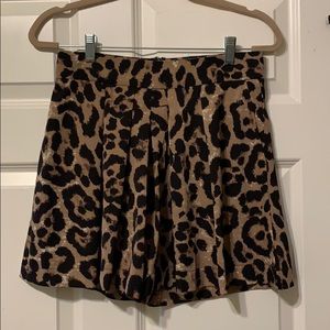 Leopard shorts